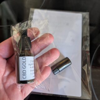 CBD Gold & free vial of colloidal silver concentrate