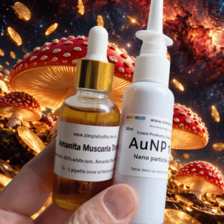 Amanita Muscaria extract & gold nasal mister pack